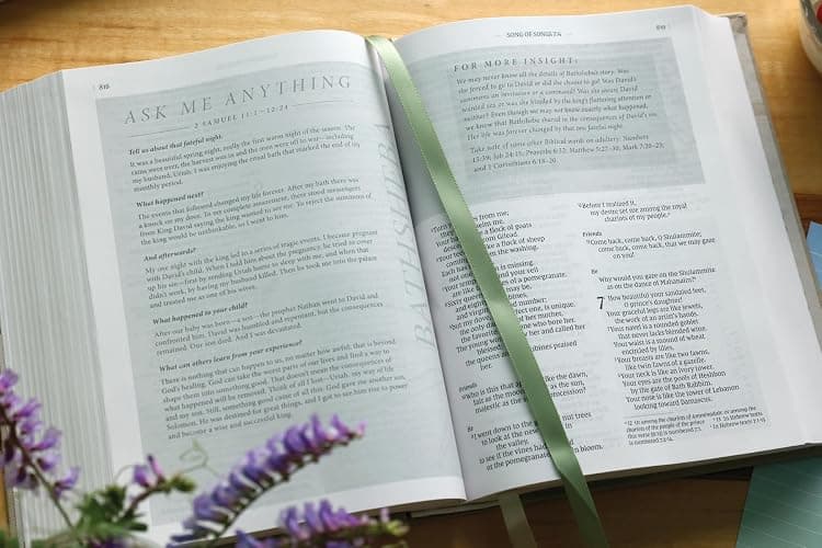 Flourish: The NIV Bible for Women, Cloth over Board, Cream, Comfort Print thumbnail 8