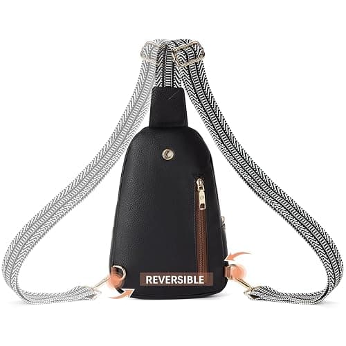 BOSTANTEN Small Sling Bag for Women Leather Crossbody Bags Fanny Pack Chest Bag for Travel thumbnail 8
