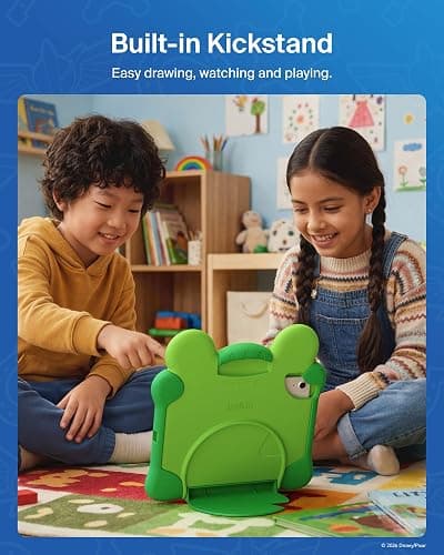 Belkin Disney Pixar Toy Story 5 Lilypad iPad A16 Kids Case, 11th/10th Gen | Shockproof Protective Kids Case for iPad A16 11th Gen and 10th Gen with Easy-grip Handle, Kickstand, Durable Non-toxic Design thumbnail 8