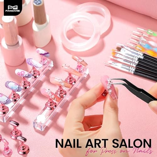 FANDAMEI 20PCS Nail Stand, Nail Holder For Painting Nails, Nail Stand For Press Ons, Nail Stands, Press On Nail Stand, Nail Holder, Nail Stands For Nail Art, Nail Art Tools, Nail Stuff, Nail Tools thumbnail 7