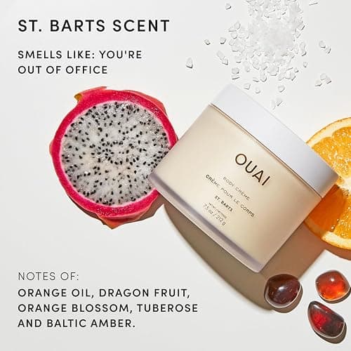 OUAI Body Cream, St. Barts - Hydrating Whipped Body Cream with Cupuaçu Butter, Coconut Oil and Squalane - Softens Skin and Delivers Healthy-Looking Glow - Sulfate-Free Skin Care (7.5 Oz) thumbnail 5