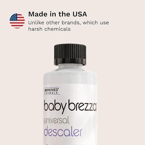 Baby Brezza Descaler 8 oz. Made in USA. Universal Descaling Solution for Baby Brezza and other baby appliances. Removes mineral build-up and extends your machine’s lifespan thumbnail 3