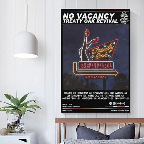 Treaty Oak Revival No Vacancy Canvas Poster Bedroom Decoration Landscape Office Valentine's Birthday Gift Unframe-style08x12inch(20x30cm) thumbnail 5