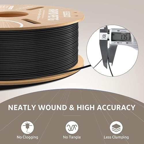 ELEGOO Rapid PETG 3D Printer Filament Bundle 1.75mm Beige/Brown 2KG | Up to 600mm/s High Speed, Enhanced Toughness, Neatly Wound, Reduced Stringing, +/-0.02mm Accuracy, 1kg Spool 3D Filament thumbnail 5