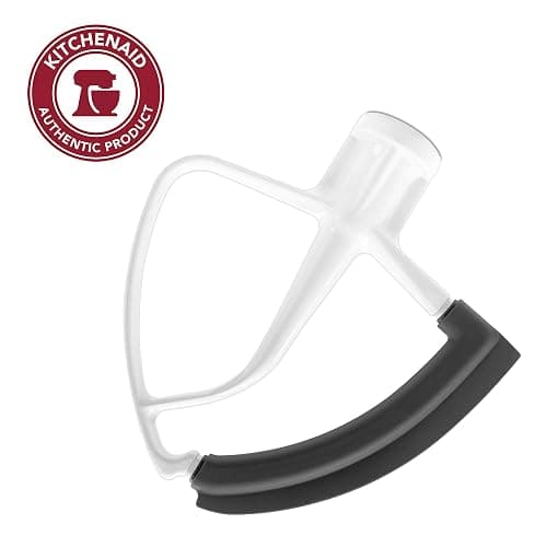 KitchenAid KFE5T Flex Edge Beater for 4.5/5 Quart Tilt-Head Mixers, White | Compatible with 4.5 or 5 Q KitchenAid TIlt-Head Mixers, Flexible silicone Scraper, Dishwasher-safe thumbnail 4