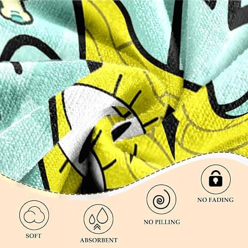 EIKOU Gravity Falls Beach Towels 27.5"X55" Bill Cartoon Cipher Art thumbnail 4