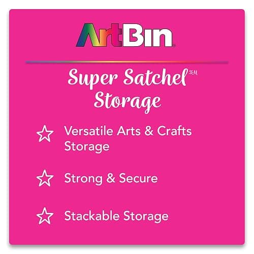 ArtBin 6959AB Bottle Storage Super Satchel, Portable Carrying Case - Organizes up to 32 individual 0.5oz Bottles, Clear thumbnail 7