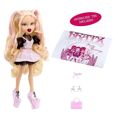 Bratz Stylin’ Birthdayz Cloe Fashion Doll with Customizable T-Shirt for You and Accessories thumbnail 2