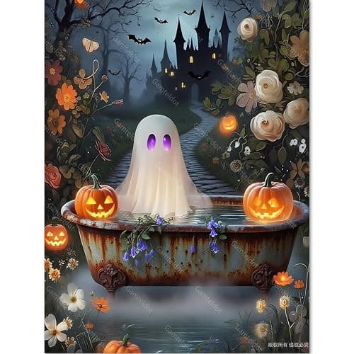 Ghost Castle Diamond Art Kits - Image 1