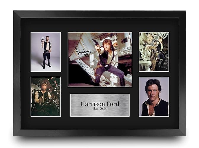 HWC Trading FR A3 Harrison Ford Gifts Printed Signed Autograph Picture Display for Movie Memorabilia Fans - A3 Framed - Image 1
