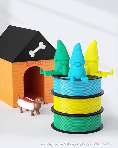 ELEGOO PLA Filament 1.75mm White 1KG, 3D Printer Filament Dimensional Accuracy +/- 0.02mm, 1kg Spool(2.2lbs) Fit Most FDM 3D Printers thumbnail 8