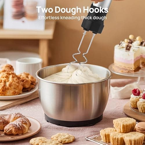 Consciot 4 in 1 Immersion Hand Blender Max 1100W, Corded Stick Emulsifier with Entire Stainless Steel Blender Shaft, Trigger Speed Control, For Blending, Beating, Frothing, Mixing & More, Non-BPA thumbnail 8