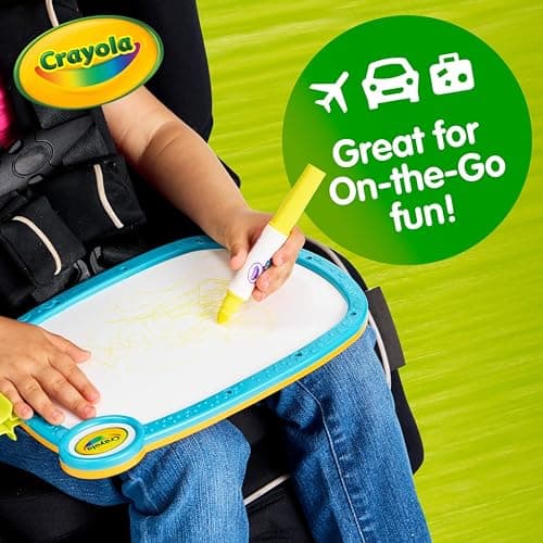 Crayola 2-in-1 Doodle Board for Toddlers, Squishy & Erasable Drawing Tablet, Educational Toddler Toy, Travel Activity, Sketching Pad, Gift for Kids thumbnail 6