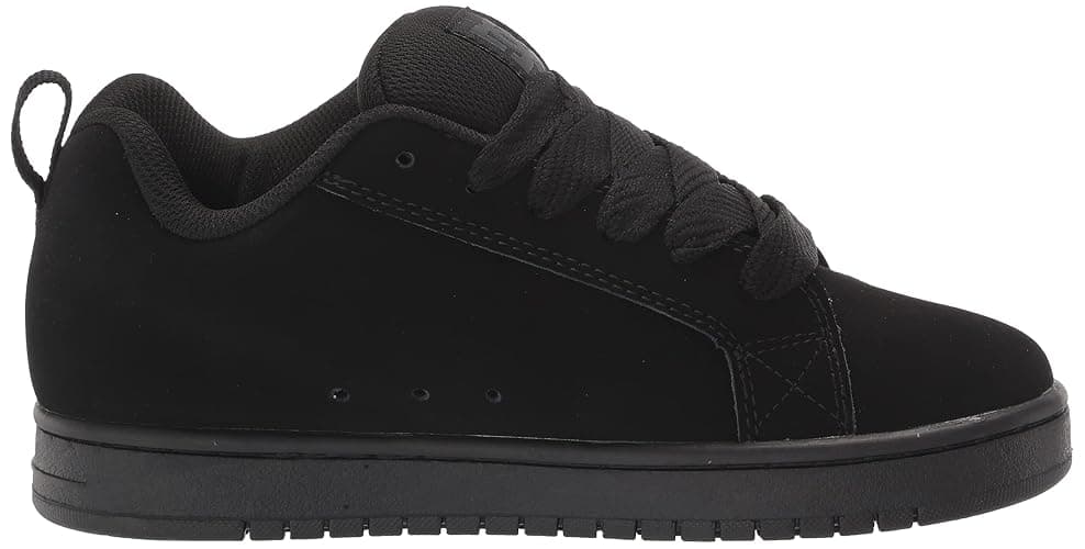 DC Men's Court Graffik Casual Low Top Skate Shoe Sneaker, Black/Grey/Black, 10.5 thumbnail 6