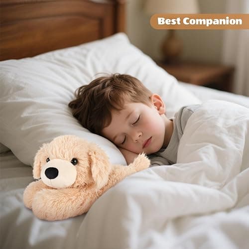 Heatable Stuffed Animal for Cramp Relief - Golden Retriever thumbnail 6