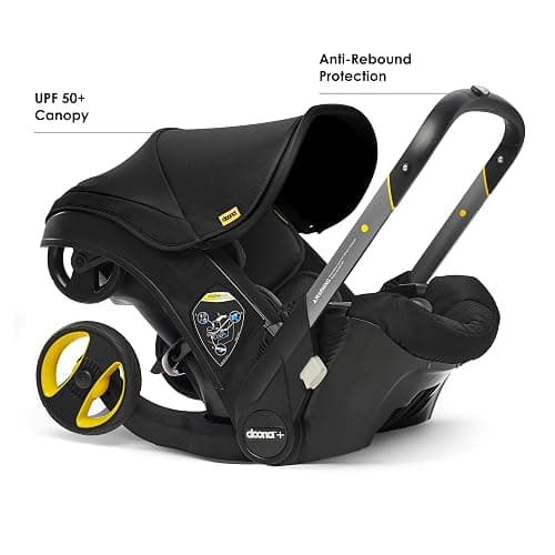 Doona Car Seat & Stroller, Nitro Black - All-in-One Travel System thumbnail 3