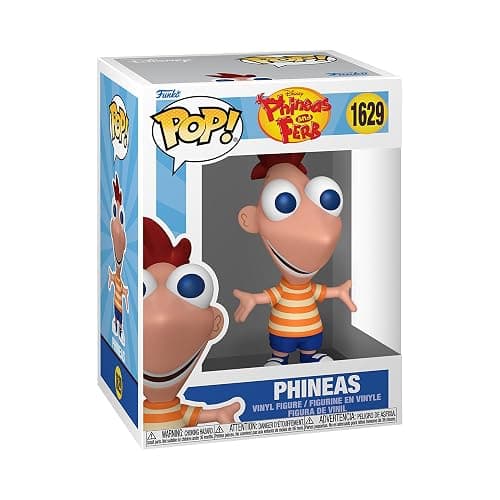 Funko Pop! Disney: Phineas and Ferb - Phineas - Collectable Vinyl Figure - Gift Idea - Official Merchandise - Toys for Kids & Adults - Cartoon Fans - Model Figure for Collectors and Display - Image 1