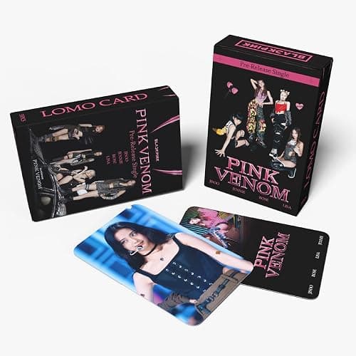 KPOPBP 159 Pcs Born Pink Album Gift Box Set Blink Fans Gift Merchandise Photocards Birthdays Party Decorations Kpop Lanyard Stickers thumbnail 7