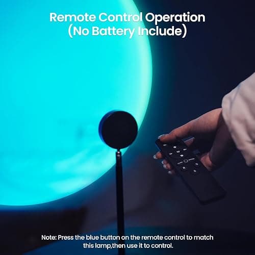 Tsrarey Sunset Lamp Projector with Remote Control, Multiple Colors LED APP Control Sunset Light Three Control Methods Night Light for Room Decor/Christmas Gifts/Photography/Party/Bedroom Decor thumbnail 4