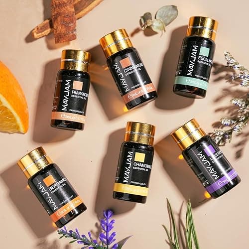 MAYJAM Tea Tree 20 Pcs Pure Essential Oil Gift Set, for Diffuser, Humidifiers, Skin Care, Massage, Fragrance Oil Scent for DIY Candle and Soap Making, Gift for Friend (5ML) thumbnail 7