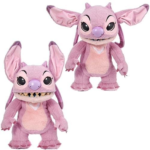 Wow! Stuff Disney Angel Puppetronic by RealFX | Looks, Feels & Sounds Real! | Disney's Lilo & Stitch | Over 100 Action & Sounds | 18" High | Ages 6+ thumbnail 6