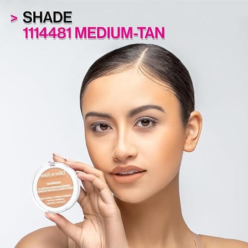 wet n wild Bare Focus Clarifying Finishing Powder | Matte | Pressed Setting Powder Translucent thumbnail 8
