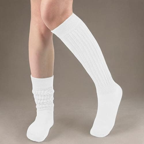 Witwot Slouch Socks Women Knit Knee High Boot Long Tube Scrunch Sock for Woman thumbnail 7