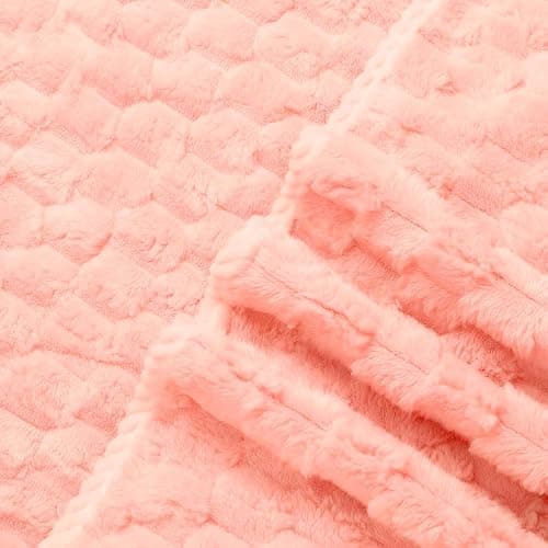 Microfiber Bath Towels, Extra Large Towels Set, Pink, 4-Pack, 27.5" x 55" | Super Absorbent, Quick Dry, Soft Plush, Lightweight Luxury Towel Set for Bathroom, Spa, Gym, Travel thumbnail 4