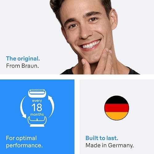 Braun Series 3 Pro Skin Electric Shaver Replacement Head - 32B - Compatible with Electric Razors 3000s, 3010s, 3040s, 3050cc, 3070cc, 3080s, 3090cc thumbnail 2