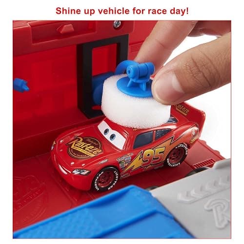 Mattel Disney and Pixar Cars Transforming Mack Playset, 2-in-1 Toy Truck & Tune-Up Station with Launcher, Lift & More - Playset thumbnail 2