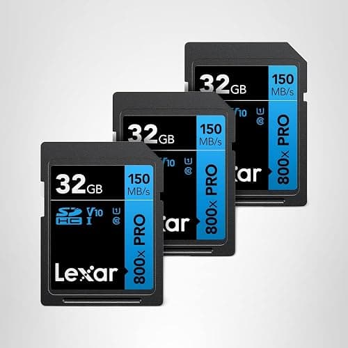 Lexar 32GB (3-Pack) High-Performance 800x PRO SD Card, UHS-I, C10, U1, V10, 4K, Up to 150MB/s Read Memory Card, for Point-and-Shoot & Mid-Range DSLR Cameras, HD Camcorders (LSD0800P032G-B3NNU) thumbnail 8