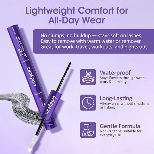 Eyelash Glue and Lash Bond & Seal, 72H Waterproof Cluster Lash Glue for Eyelash Extensions, Long-Lasting & Non-Irritating, 2-in-1 Bond and Seal for Lash Clusters thumbnail 5