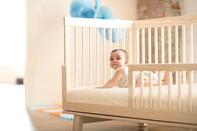 Naturepedic Organic Crib Mattress Sheet - Crib Fitted Sheet for Standard Crib Mattress - Soft and Breathable Cotton Crib Sheet - Ivory - 52"x28" thumbnail 8
