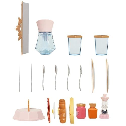 Disney Princess Style Collection Room Service Pretend Play Toy Set - with Serving Tray, Plate Cover, Pitcher & More for A Great Pretend Travel Experience - Girls Ages 3+ thumbnail 13