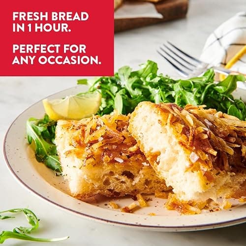 King Arthur Baking Company Crisp & Airy Focaccia Mix Kit 18.4 oz., Baking Mix - Ready in 1 hour (Pack of 2) thumbnail 7