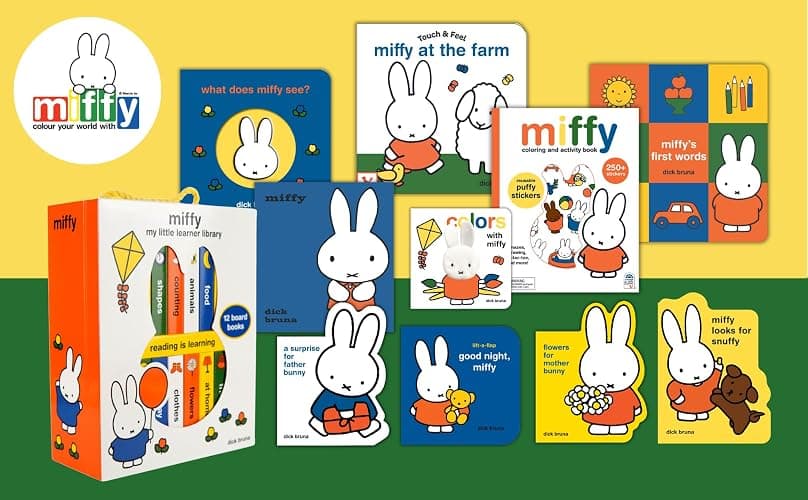 Miffy: My Little Learner Library - My First Library 12 Book Set Miffy Board Book thumbnail 15