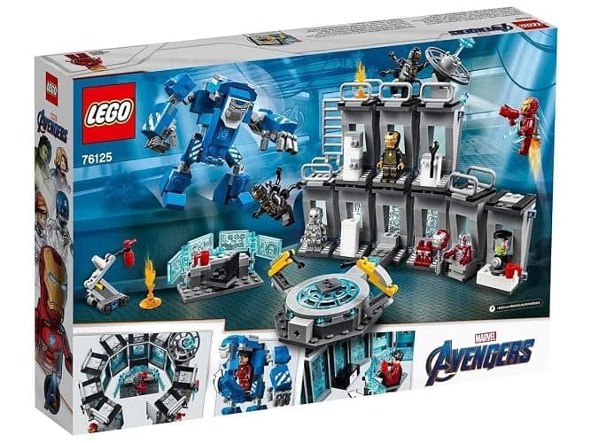 LEGO Marvel Avengers Iron Man Hall of Armor 76125 Building Kit - Marvel Tony Stark Iron Man Suit Action Figures (524 Pieces) thumbnail 4