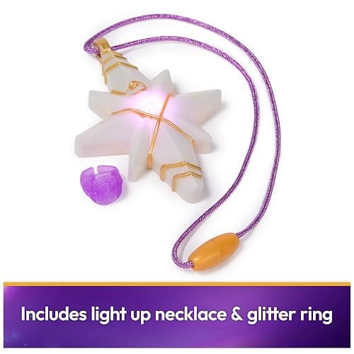 Unicorn Academy, Sophia’s Light Up Necklace & Glitter Ring for Girls Pretend Play & Dress Up, Dolls & Unicorn Toys, Gifts & Stocking Stuffers for Girls thumbnail 3