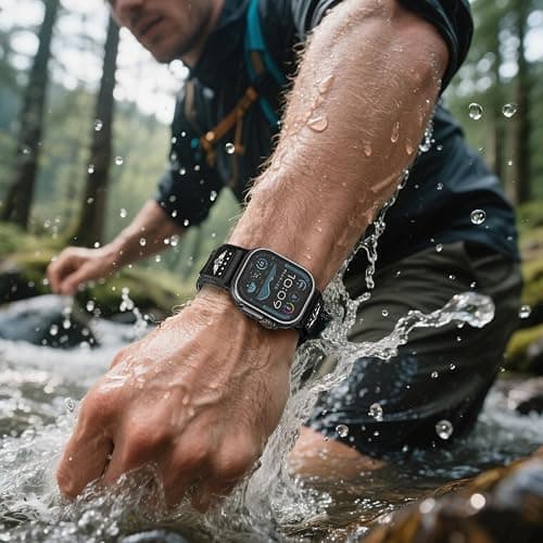 Rugged Nylon for Apple Watch Ultra 2/ Ultra 3 Band Series 11/10/9/8/7/6/5/4/3/SE iWatch Bands Men,Soft Woven Stars-Stripes Flag Wristbands Strap for Apple Watch Ultra 3/2/1 49mm 46mm 45mm 44mm 42mm thumbnail 3