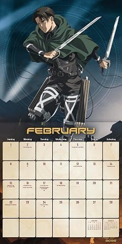 2026 Attack on Titan Wall Calendar thumbnail 3