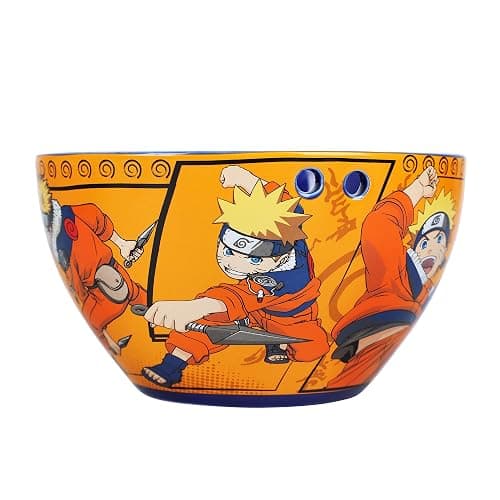 Bioworld Naruto Ceramic Ramen Bowl and Plastic Chopsticks Set thumbnail 3