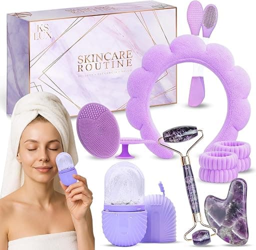Skin care sets & kits, skin care gift set, korean skincare set, gift for friend woman, 17 year old girl gift ideas, skin care tools, skin care for teens, travel skincare set, beauty skincare KS LUX - Image 1