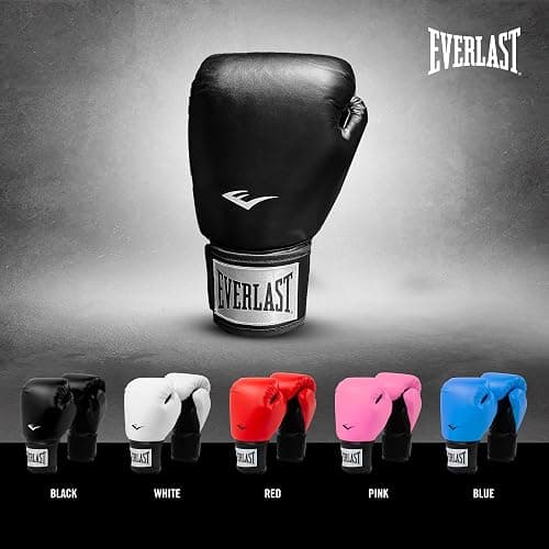 Everlast Prostyle 2 Boxing Gloves, Entry Level Training Gloves for Men and Women, Secure Fit Hook and Loop Closure & Ventilation, Heavy Bag & Speedbag Training thumbnail 5