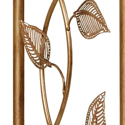 Touch of Class Eden Towel Rack Stand - Metal - Champagne Bronze Finish - Freestanding Holder for Bathroom, Pool - Three Bar Storage for Towels - Nature Inspired - Powder Coated thumbnail 5