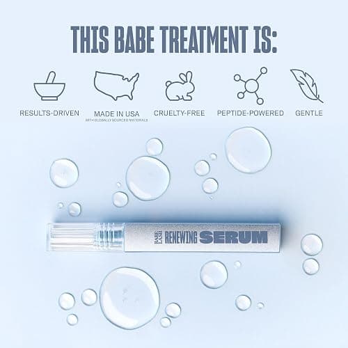 BABE ORIGINAL Renewing Lash Serum – Peptide-Infused Eyelash Serum for Fuller, Longer-Looking Natural Lashes, Lash Enhancing Treatment with Nourishing Botanicals, Vegan & Cruelty-Free Gentle Formula, 6mL thumbnail 7