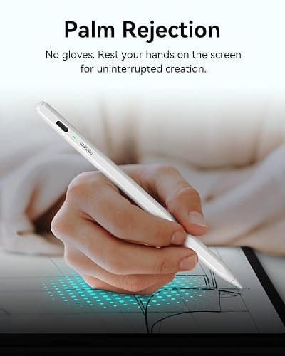 Metapen Pencil Air8 for Apple iPad 2018-2025, 10 Min Faster Charge, Palm Rejection Stylus Pen for iPad a16/11/10/9/8/7/6th Gen, Pro 12.9/11/13-inch M4, Air 3/4/5/M2/M3, Mini 5/6th thumbnail 5