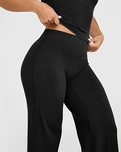 OQQ Yoga Pants Women High Waist Stretch Casual Soft Straight Leg Bottoms thumbnail 5