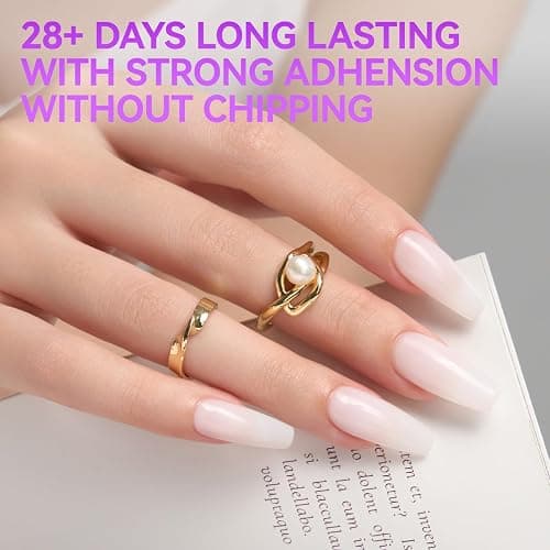 Gelike EC Jelly Color Gel polish: 12 Nail Gel Colors Set with Hema Free Formula One Coat Coverage Easy to Use Brush On Natural or Acrylic Nails Long Lasting for Teens and Young Women Manicure DIY Home thumbnail 7