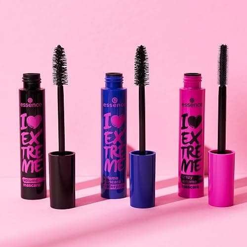 essence | I Love Extreme Volume Mascara Waterproof | Paraben Free | Cruelty Free | Black (Pack of 1, Waterproof) thumbnail 7