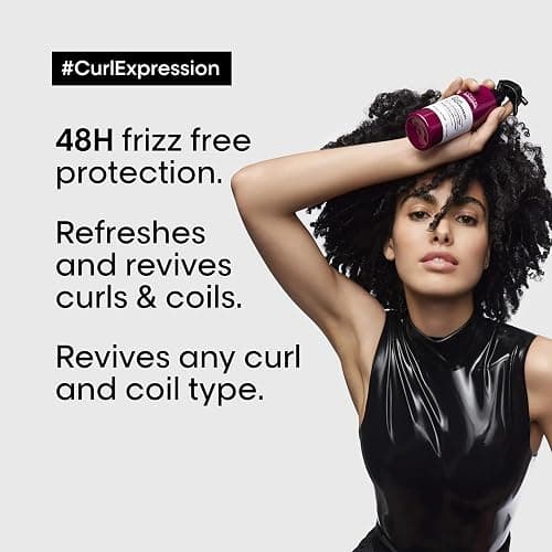 L'Oréal Professionnel Paris Spray Ravvivatore di Ricci, Per Ravvivare e Ridare Forma ai Capelli Ricci, Arricchito con Glicerina, Urea H e Semi di Ibisco, Serie Expert Curl Expression, 190 ml thumbnail 2